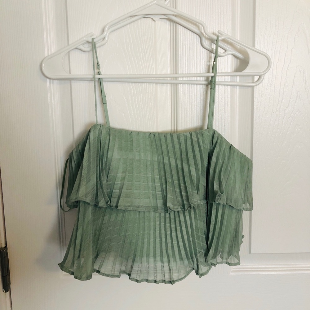 KEEPSAKE green chiffon top